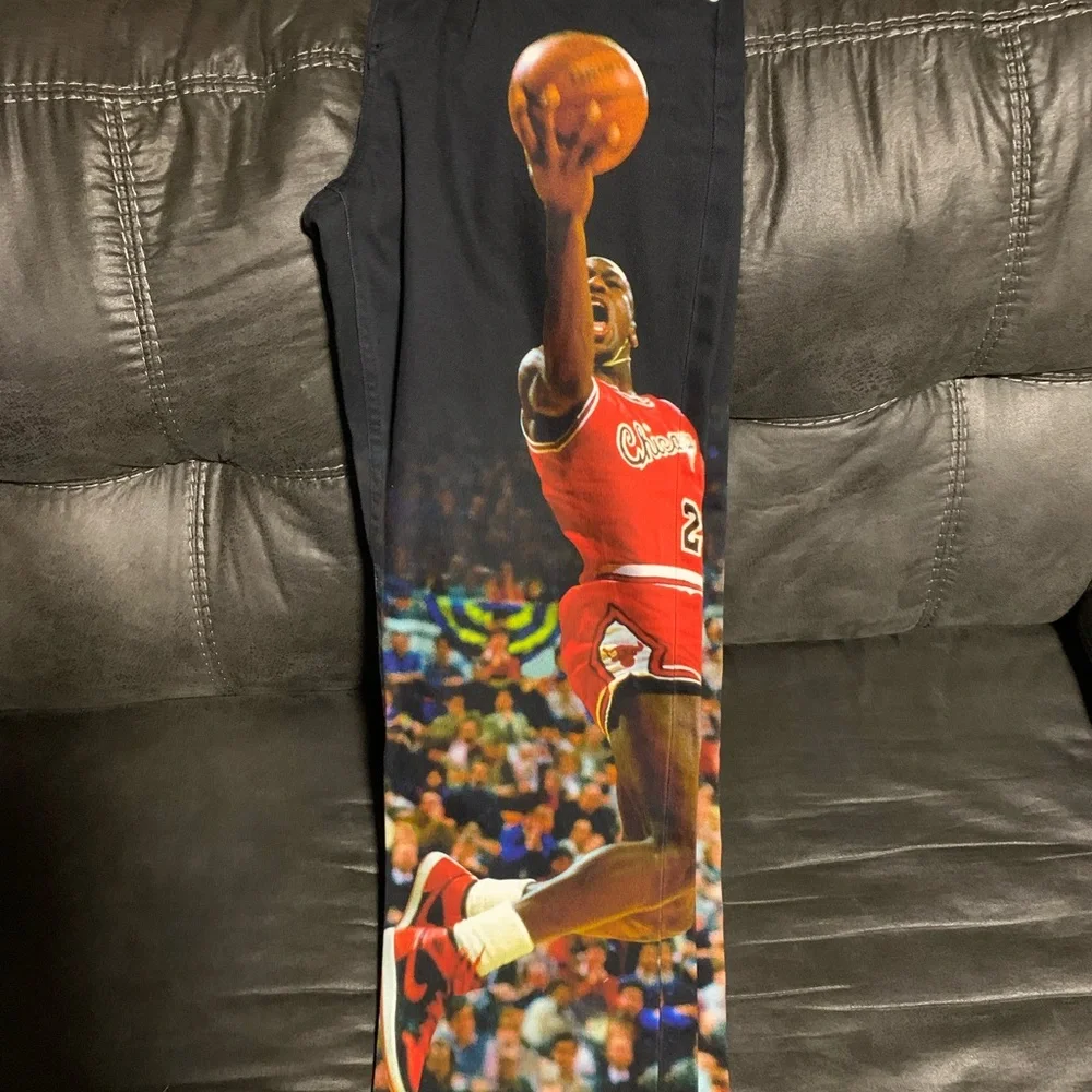 Jordan Black and White Pants - Picture 3 of 8